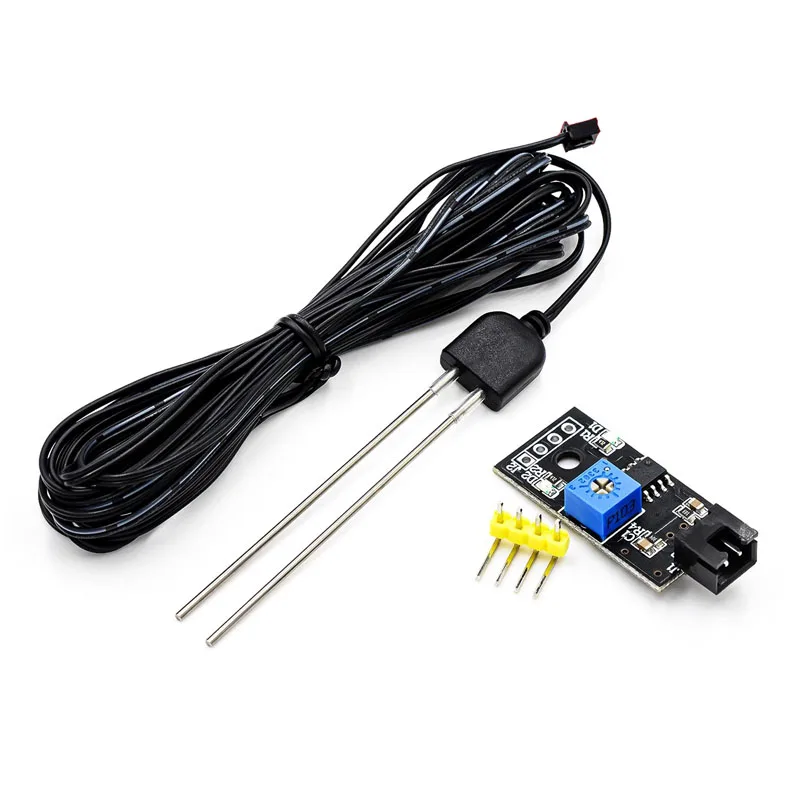 1-50Pcs Soil Moisture Sensor Module Soil Moisture Detection Corrosion-resistant Probe 1.3M 5M Wire