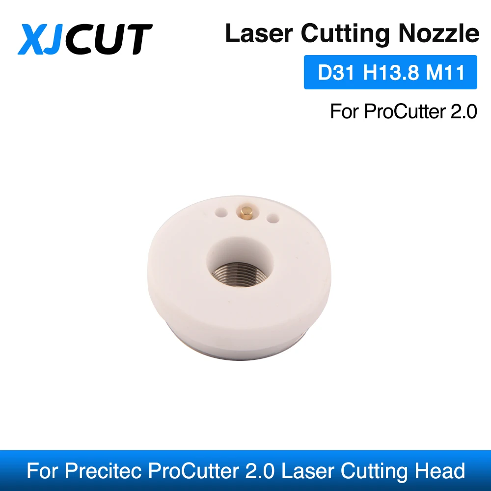 XJCUT Precitec Laser Ceramic Nozzle Holder Dia.31mm Thread M11 KT XB P0595-94097 for Precitec ProCutter 2.0 Laser Cutting Head