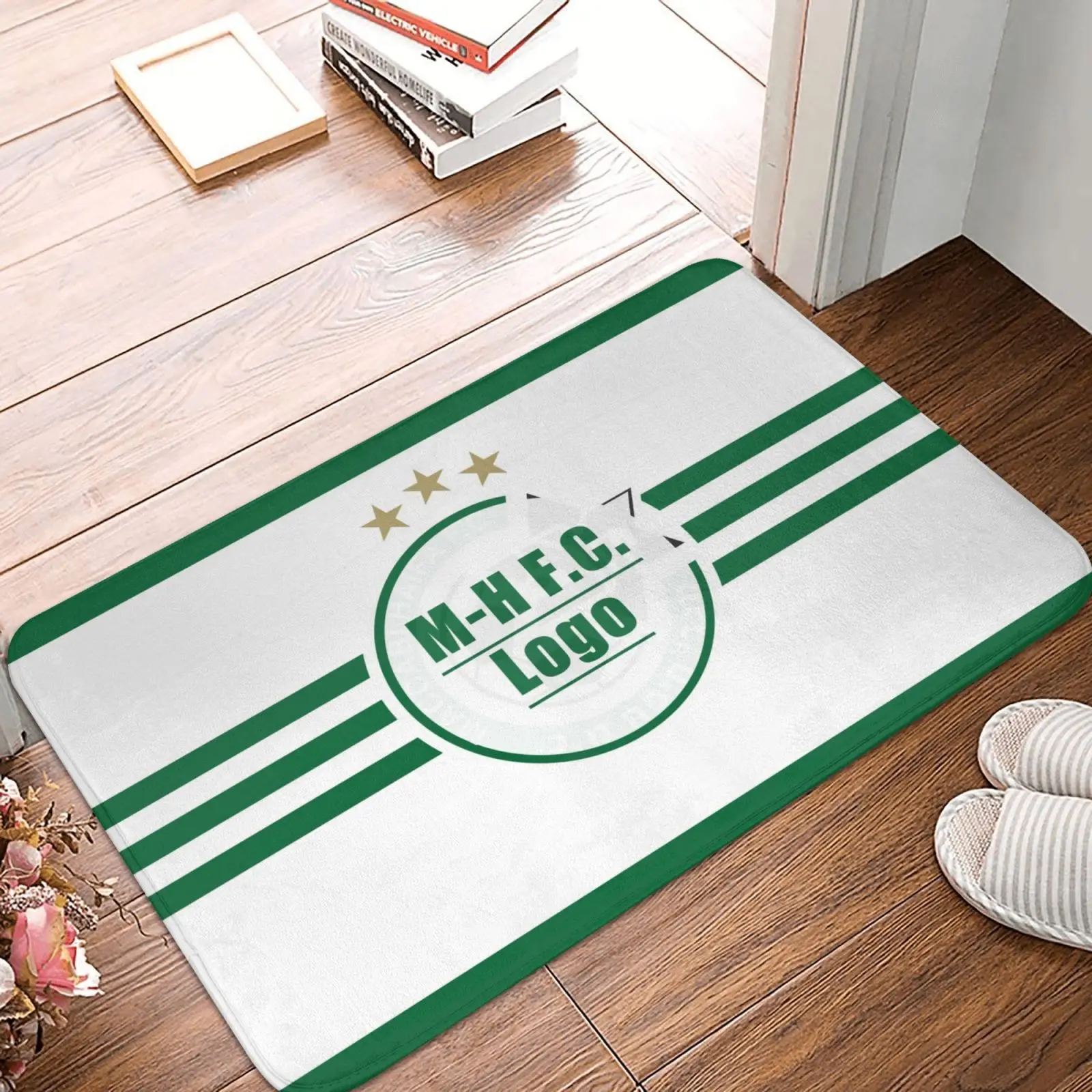 

Israel Maccabi Haifa Floor Carpet Anti Slip Mat Home Door Memory Foam Fleece Super Absorbent Kitchen Bathroom Living Room Rug