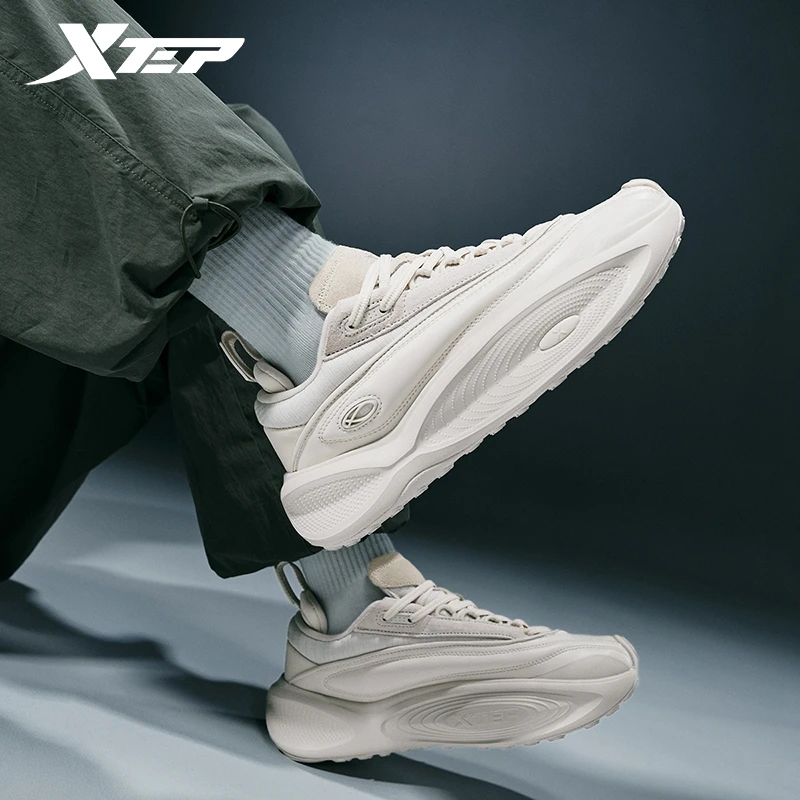 Xtep Starfall Vintage Damskie Zimowe Wytrzymałe Buty Sportowe Modne Retro Wygodne Stabilne Sneakersy 876418320007