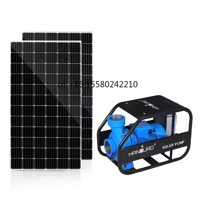 Handuro 96V 750W 1HP CPM Series Solar Surface Irrigation Pump with MPPT Controller for Solar Water Pumping Systems