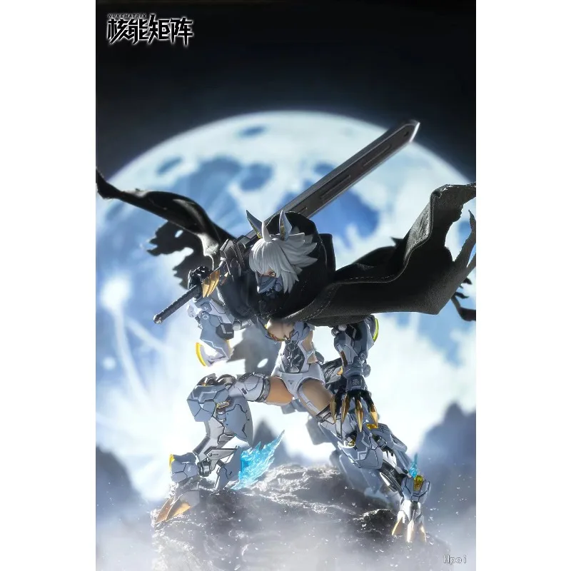 New Stock Genuine NUKE MATRIX Machine Assembly Model Sniper Hunting Fox Vivian Haye Polar White Fox Model Toy Collectibles Gift