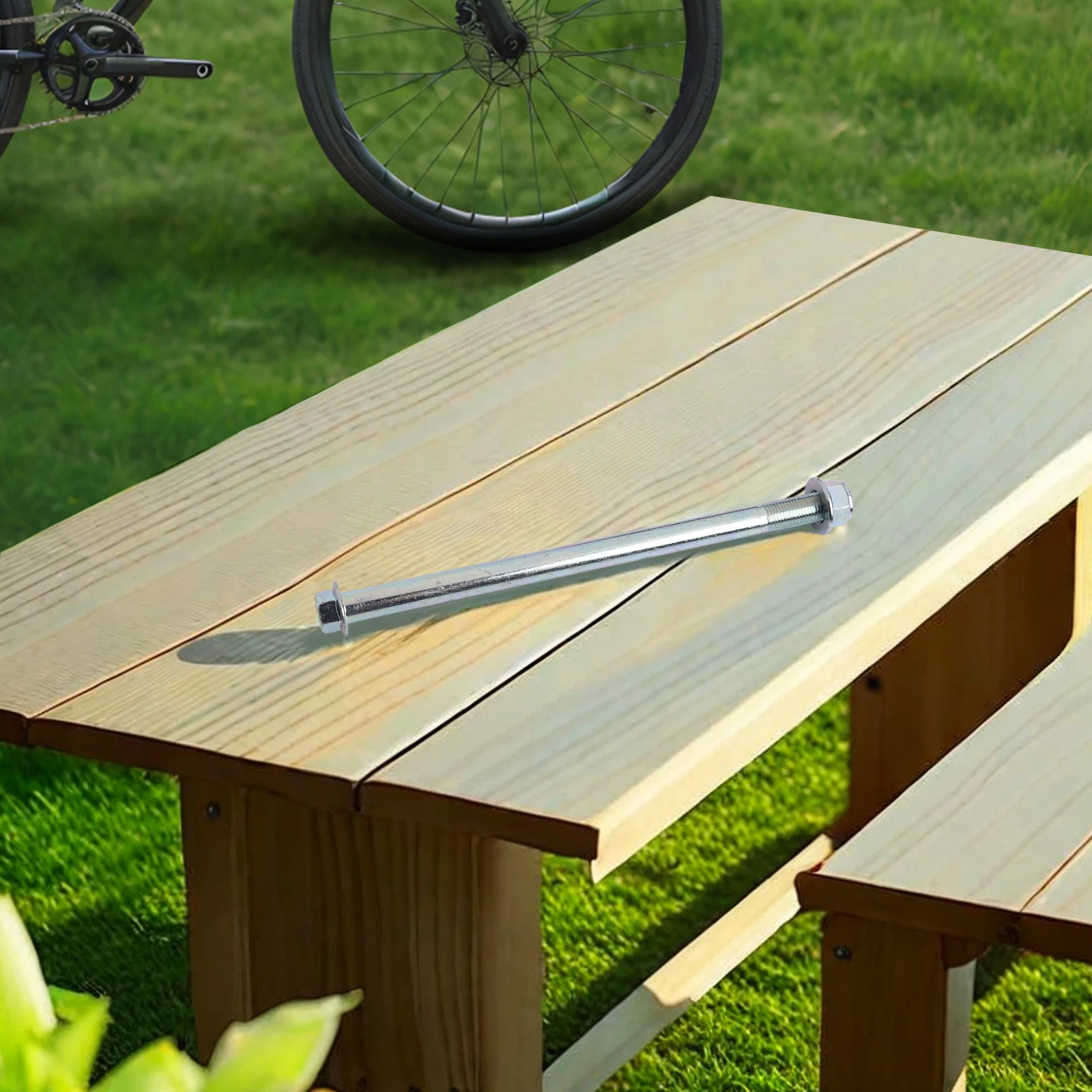 

Наскрізная ось 12 мм, сквозная резьбовая ось 180-250 мм, 1 шт., для 12MMaxis, для серии передних ступиц, серебристый, для серии передних ступиц