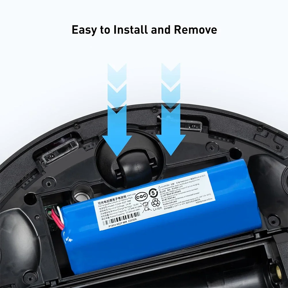 

Battery Replacement 6500mAh for Ecovacs Deebot Ozom T8+ T9 T9+ T10 T5 T20 T20e Omni Deebot Ozmo 950 DX9G DLX11-54 Robot Vacuum