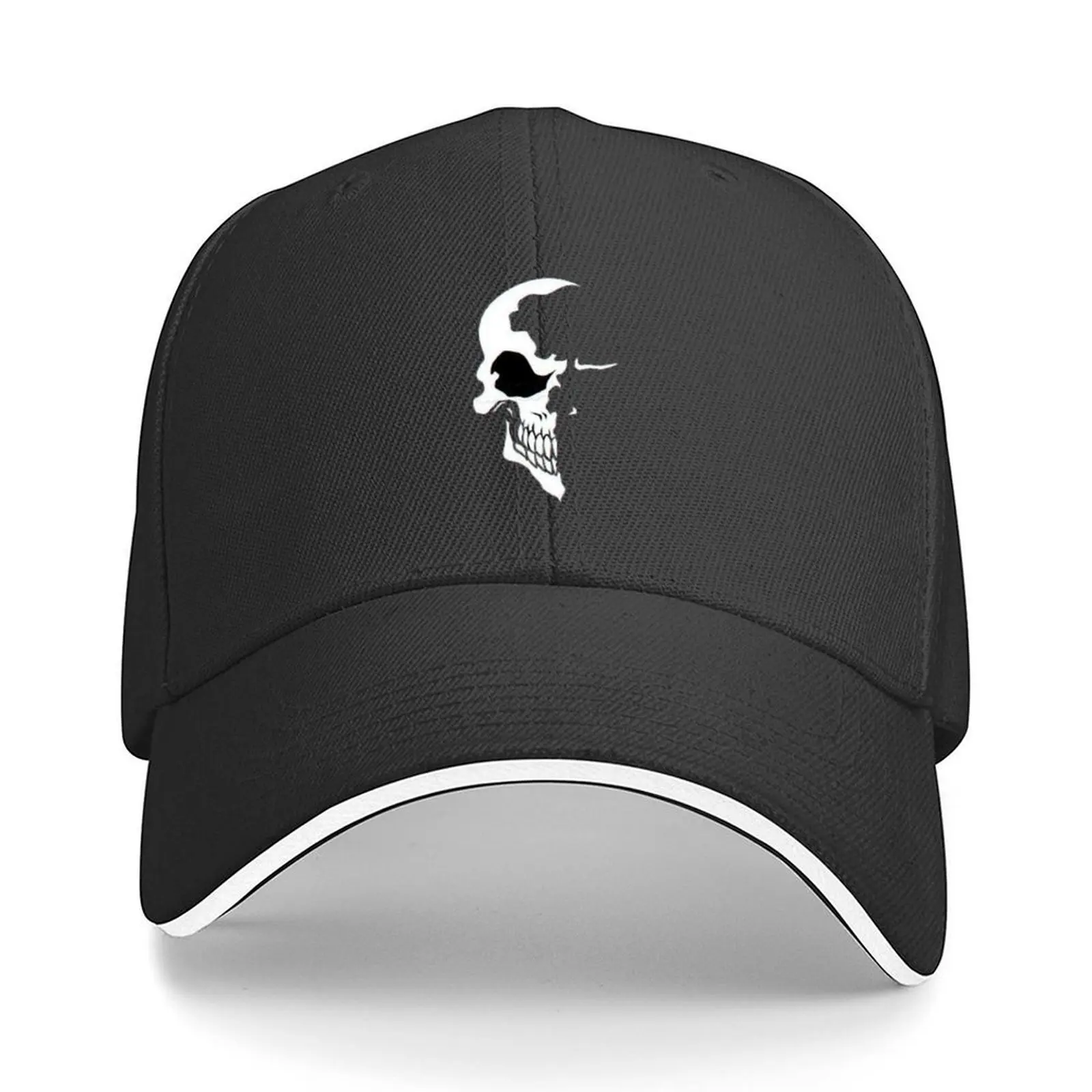 

Half Skull M ByTe Baseball Cap Uv Protection Solar Hat Luxury man cap men's big size hat Bobble Hat Caps For Women Men's