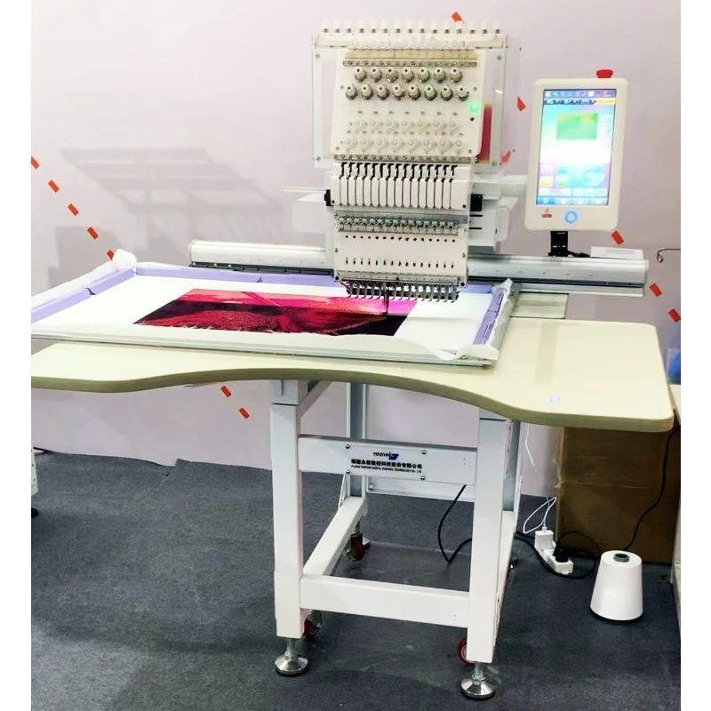 Customized 1501 500*800 Mm Computerized Embroidery Machine Single Head Clothes Dress Embroidery Design Machine