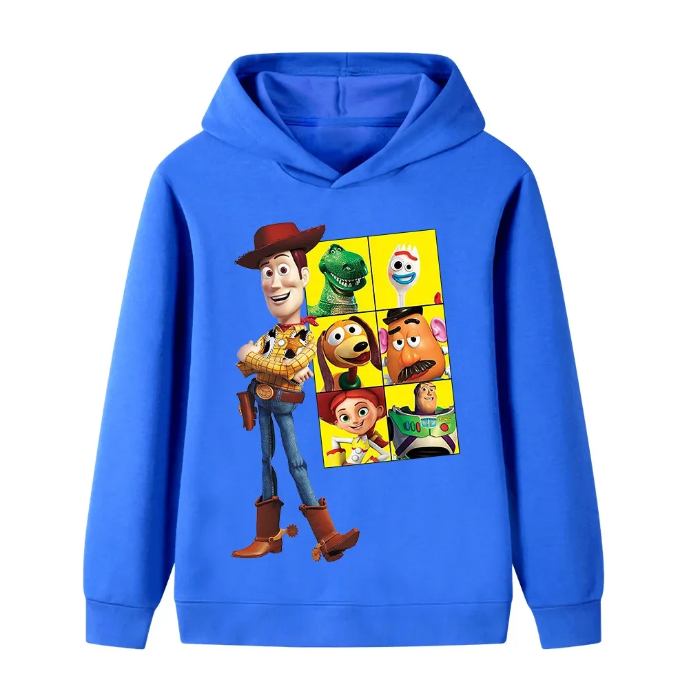 

The New Autumn and Winter Disney Toy Story Printed Pullover Hoodie Is A Children's Casual and Fashionable Sweatshirt