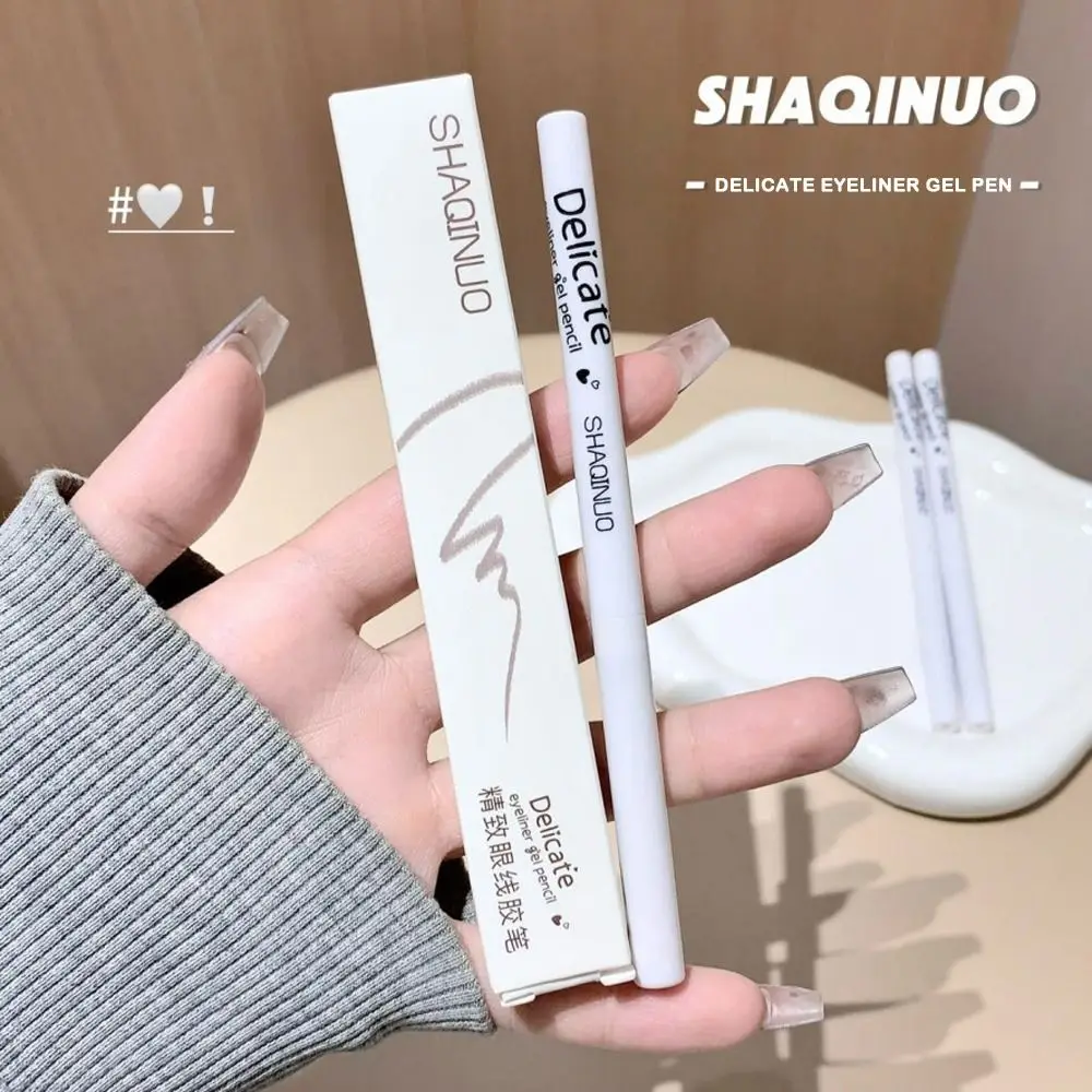 New Waterproof Eyeliner Pencil Natural Color Smooth Matte Eyeliner Pigment Pen Lasting Liquid Easy-to-color Eye Makeup