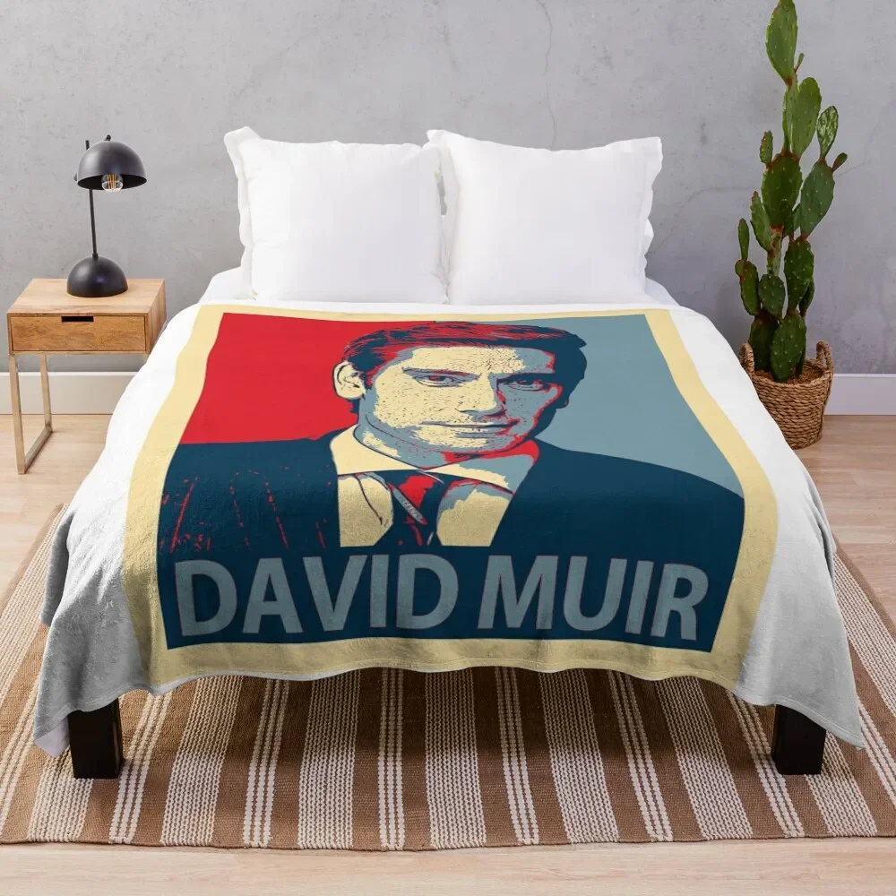 

David Muir Throw Blanket All Season Lightweight Soft Blanket for Bed