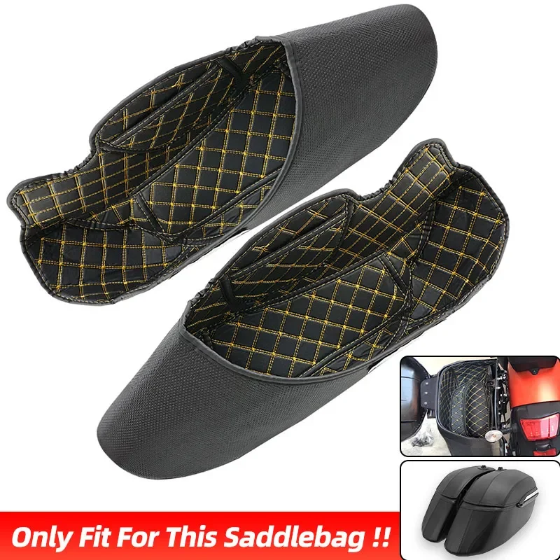 

Motorcycle Accessories Stretched Saddlebag Insert Carpet Liner Saddle Bags Lining Universal For Harley Yamaha Honda Kawasaki