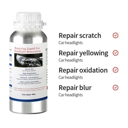 50/100ml Car Headlight Restoration Liquid Car Headlight Polishing Evaporator Liquid Chemicals Headlight Polish Headlights Liquid