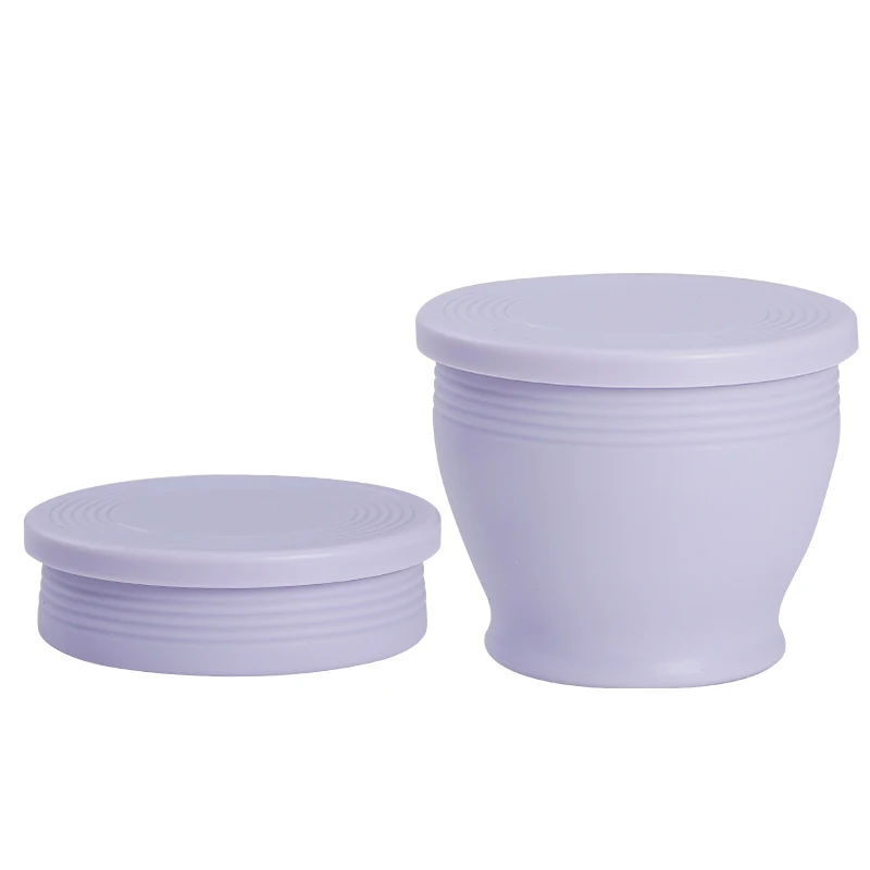 新入荷-ポータブル-パープル-折りたたみ式ウォーターカップ-折り畳み式スポーツボトル-食品グレードシリコン製-コラプシブルカップ-アウトドア用