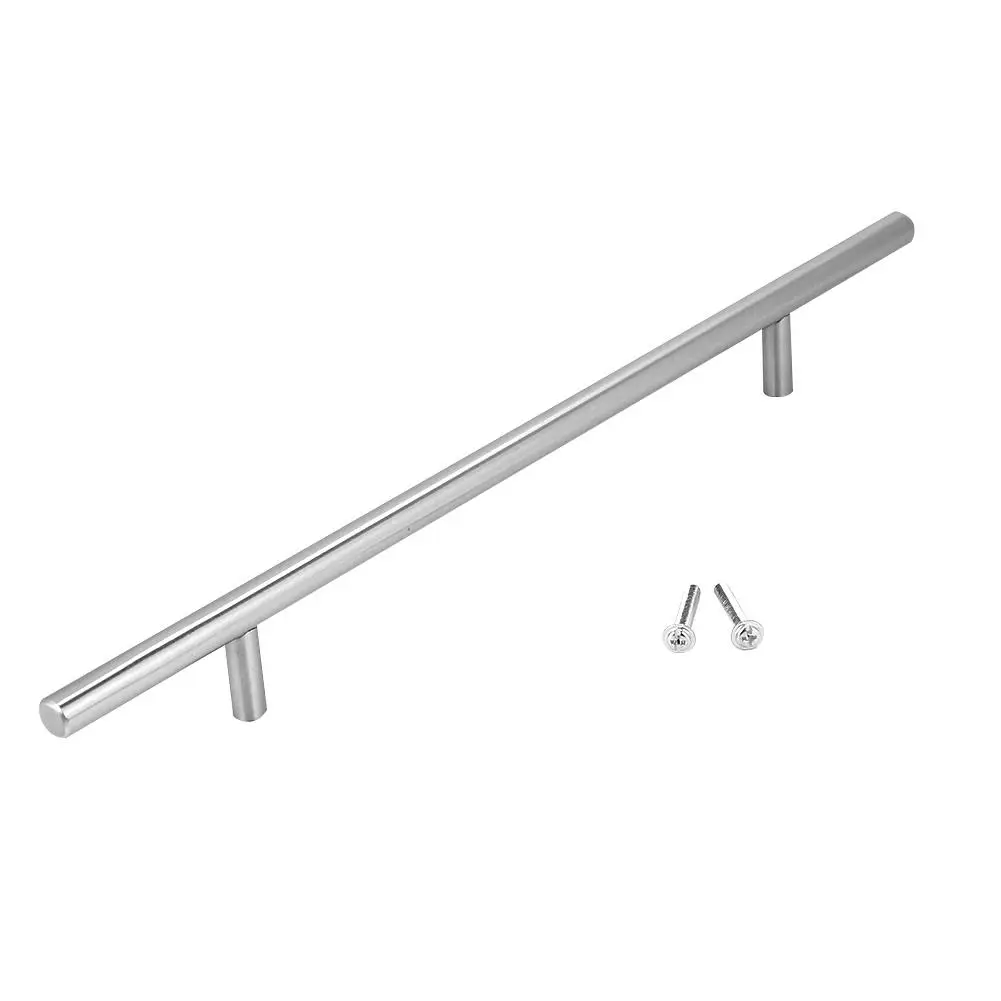 Stainless Steel T-Bar Cabinet Pull Handles - Kitchen Door Hardware, Multi-Size Options Available