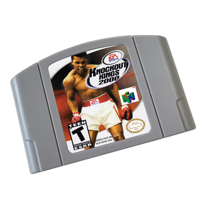 Knockout Kings 2000 Cartuccia per videogiochi a 64 bit Versione USA per console di gioco N64