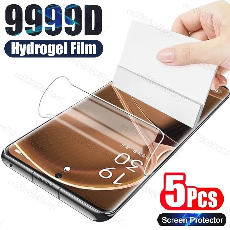 5pcs Displays chutz folie für Oppo x6 por finden x5 x3 lite x2 neo matt hd Voll abdeckung Hydro gel Schutz folie