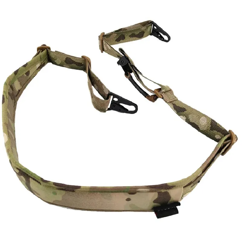 Tactical Rifle Sling Airsoft Combat Shooting Modular Strap Gear Hunting Removable 2 Point / 1 Point Padded Rifle Accessories