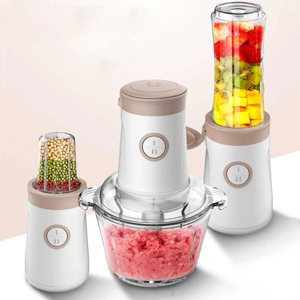 متعددة الوظائف عصارة خلاط المفرمة المنزلية الكهربائية مفرمة اللحم مسحوق ماكينة الطحن