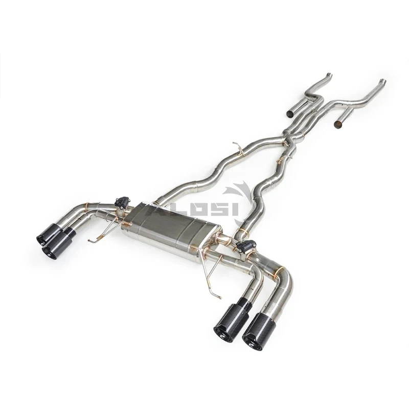 Suitable M550/M550i 4.4T G30 2017-2024 stainless steel high-performance catback exhaust with control system