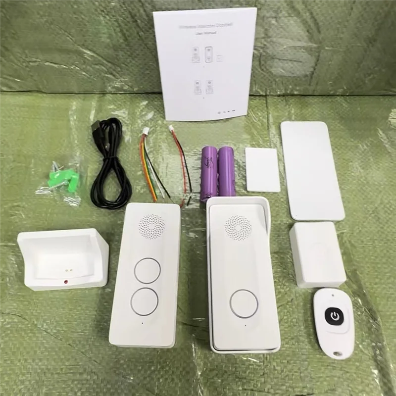 SQPP-Новый 800 м уличный дверной звонок на большие расстояния беспроводной домофон дверной телефон разблокировка двусторонний домофон 433 МГц