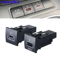 For VW Golf 6 Jetta 5 MK5 Scirocco 2006-2012 Car Quick Charger QC3.0 PD Type-C USB Socket 12V24V Non-Destructive Wiring NEW