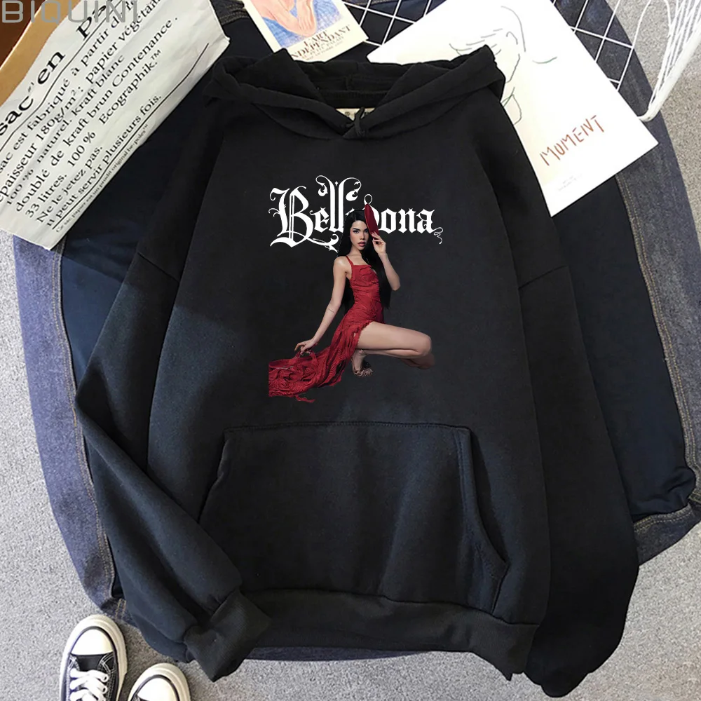 

Kenia Os Belladona Album Merch Hoodies Graphic Print Sweatshirts Men Women Fashion Oversized Pullovers Fashion Aesthetic Clothes