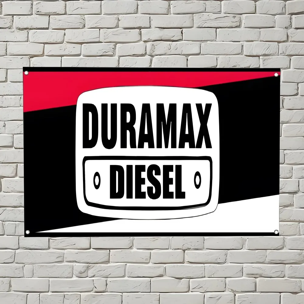 D-DURAMAXS DIESEL Flag BANNER Tapestry Polyester Printed Flag Garage Or Outdoor For Decoration