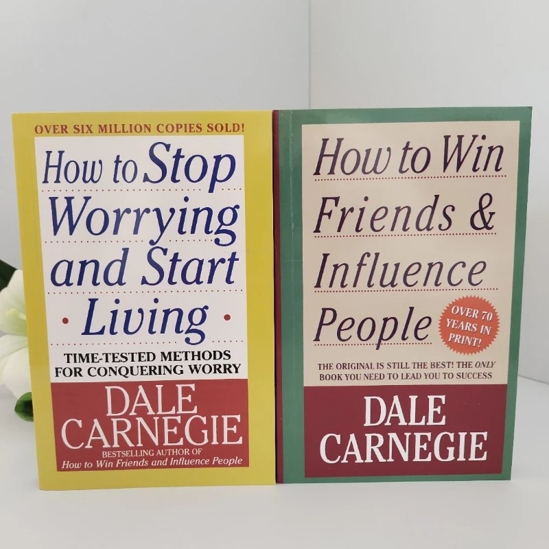 

2 English Books of How To Stop Worrying and Start Living+How To Win Friends & Influence People Western Humanities Bestseller