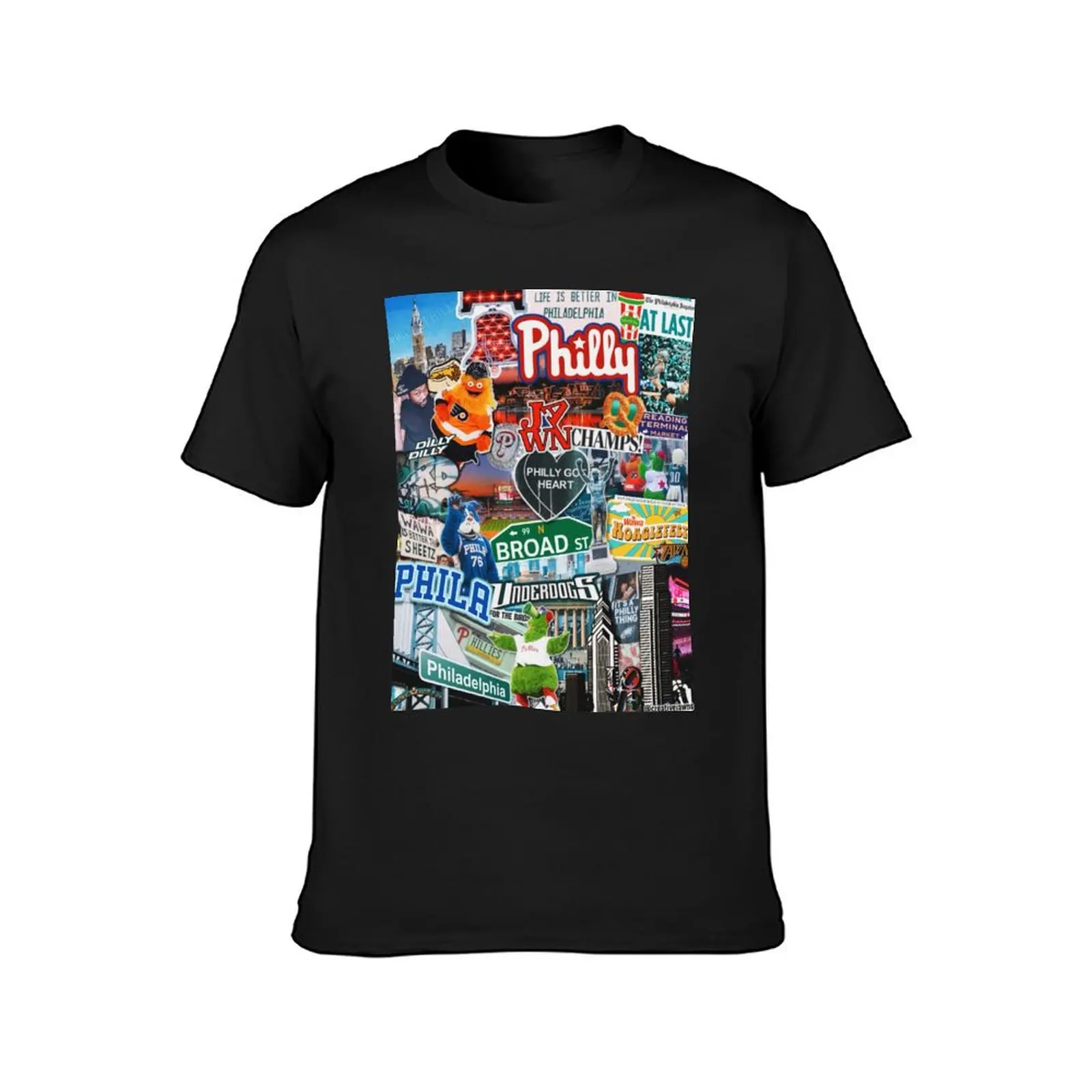 P H I L L Y T-Shirt summer tops summer top sublime quick-drying t shirt for men