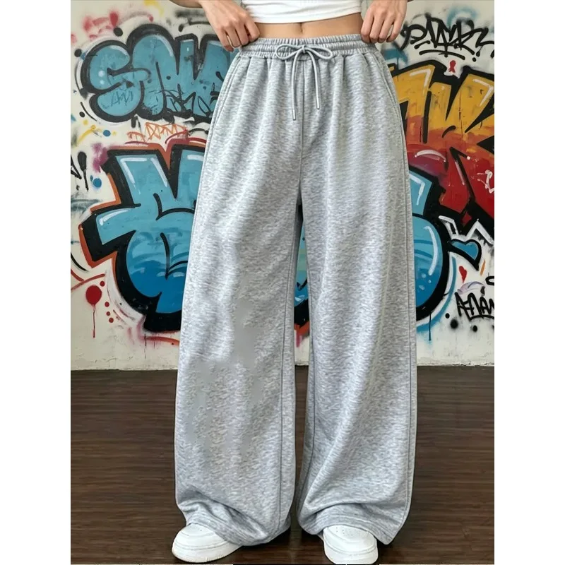 Retro Straight Leg Pants for Street Leisure and Daily Exercise, American Casual Men's and Women's Straight Leg Pants