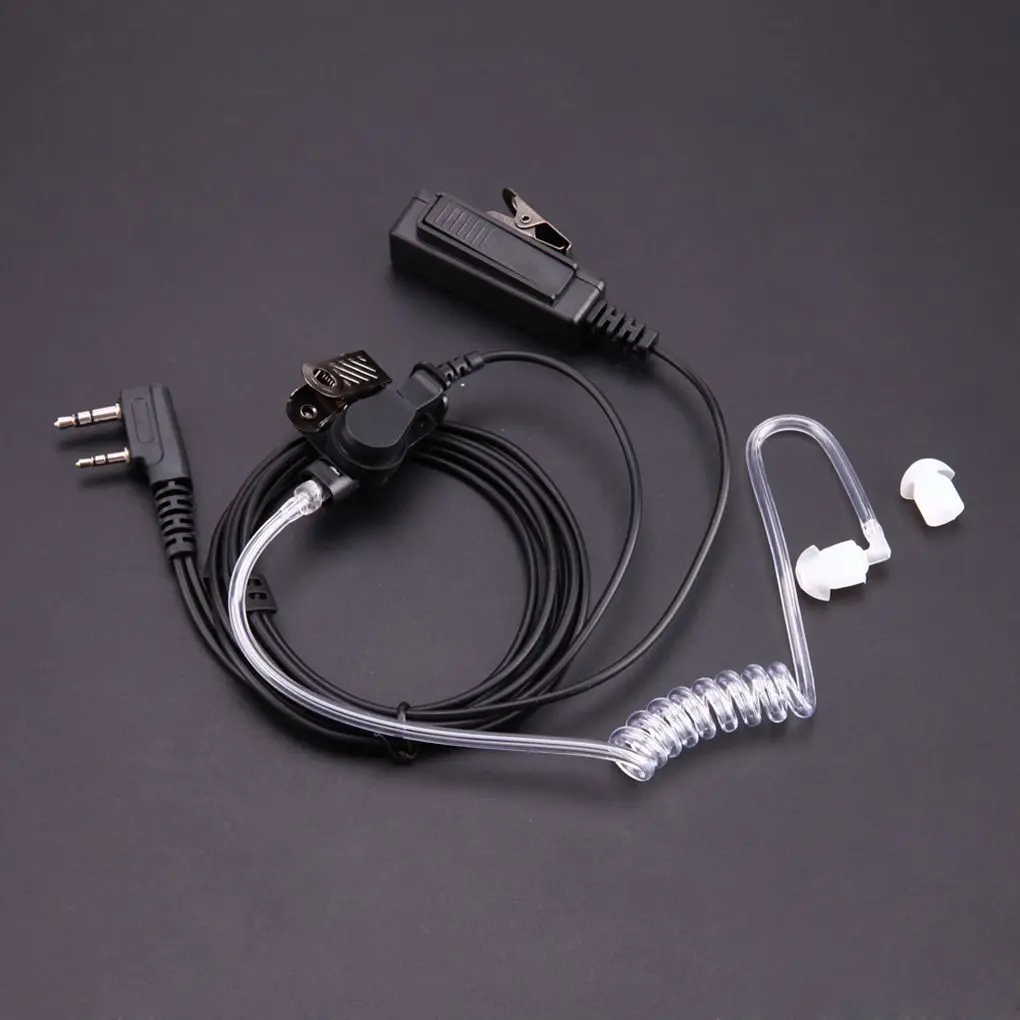 Acoustic Tube Earpiece Headset Mic Replacement for Baofeng Kenwood UV-5R Two Way Radio Anti Noise Earpiece