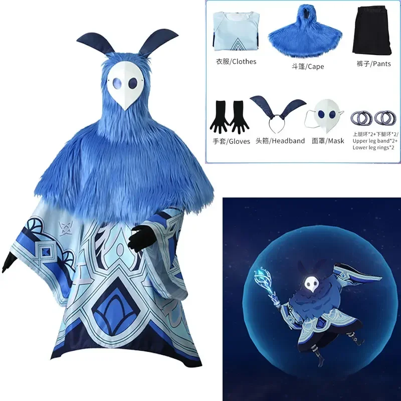 Game Genshin Impact Abyss Mage Cosplay Costume Uniform Halloween Party Outfit Game Suit Jumpsuits