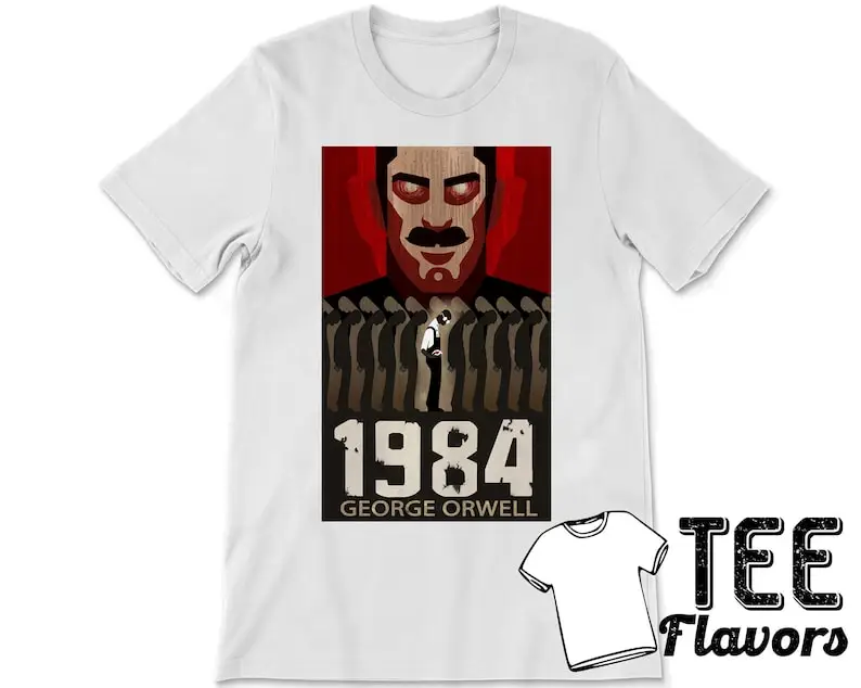 1984 Dystopia George Orwell Cult Classic Tee / T-Shirt