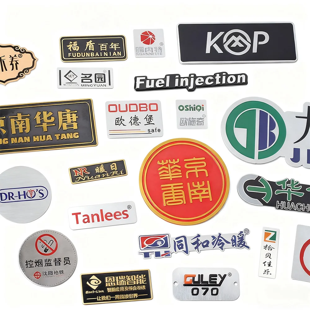 

Изготовленные на заказ металлические таблички с именем, штамповка, травление, печать, УФ-покрытие, водостойкий лак, матовый для промышленного оборудования