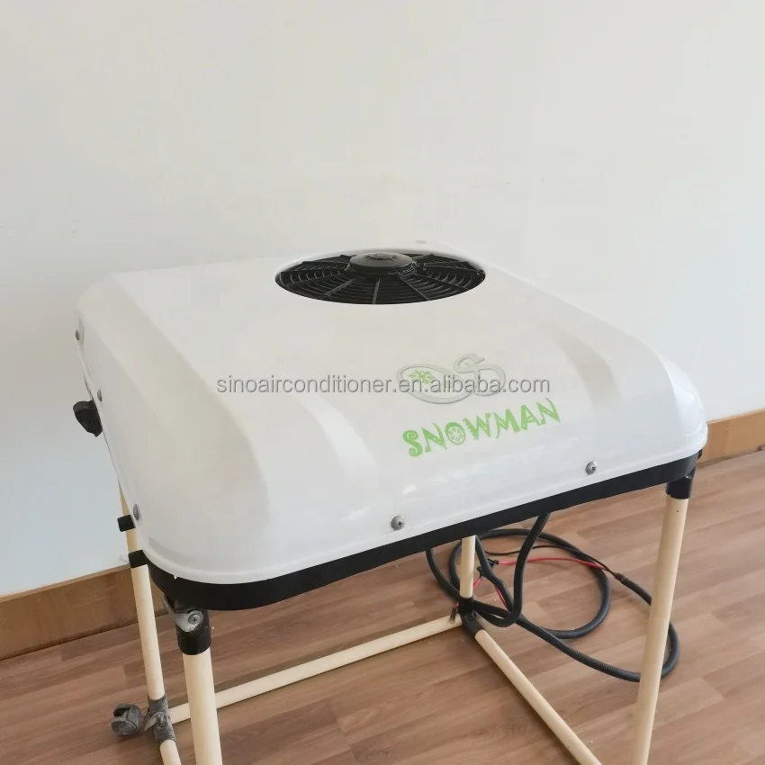 سيارة المقصورة 12 فولت 24 فولت على السطح نظام تكييف التيار المتردد الكهربائية برودة شاحنة وقوف السيارات مكيف الهواء #4