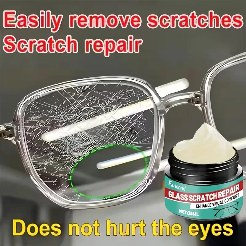Multifunctional Eyeglass Repair Kit - Quickly removes scratches without damaging the lens surface, suitable for helmets, goggles