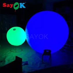 SAYOK-Inflatable LED Touch Ball, PVC Lights, Throwing Zygote, Party Events