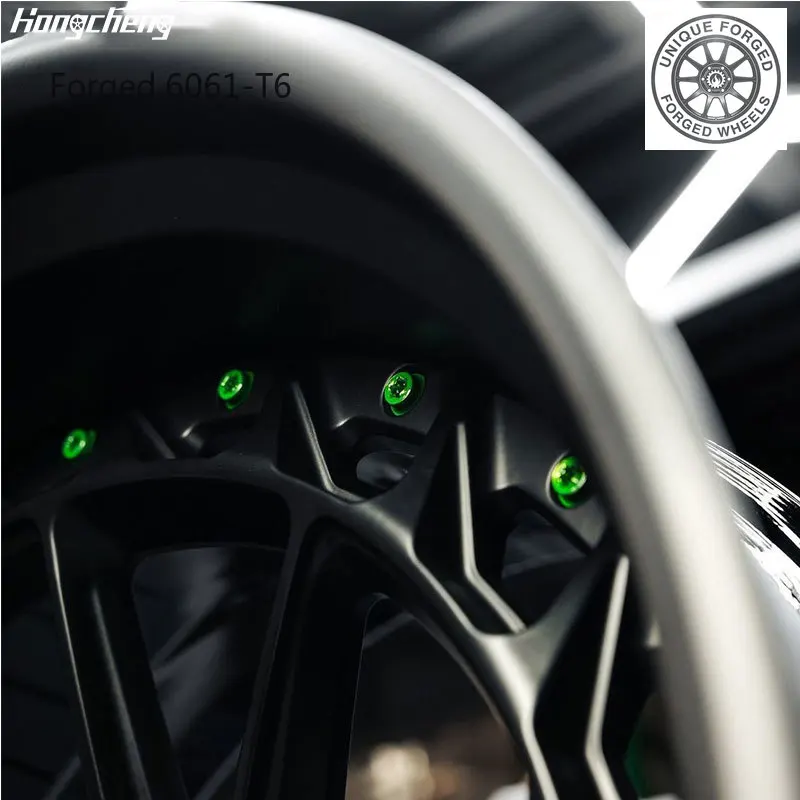 

New model of 26Factory Selling 2 3 Piece Forged Alloy Car Rim Lip Stain Black Wheel 18 20 22 24 26 Inch 5x114.3 5x130 5x120 5x11