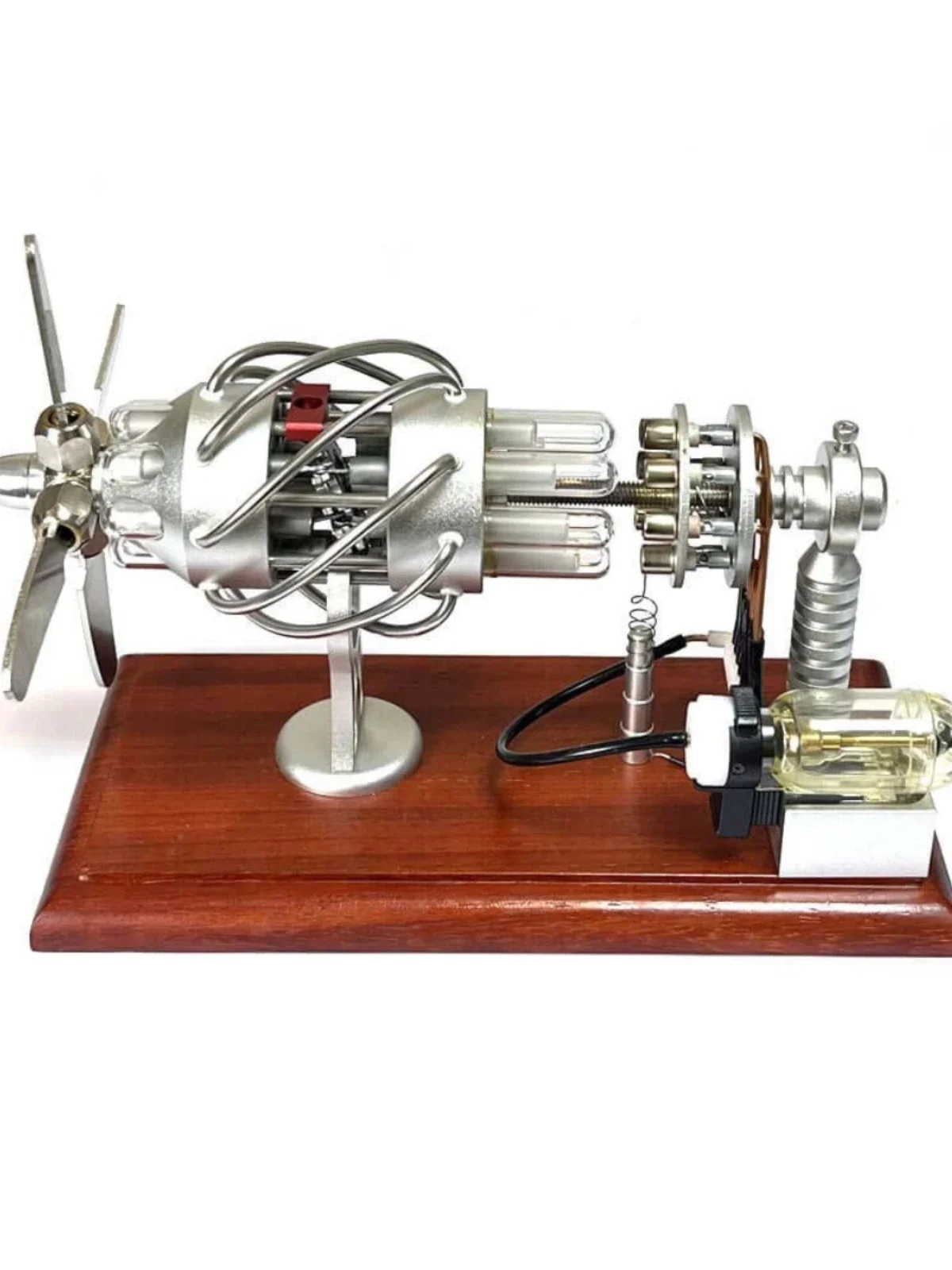 16-Cylinder swashplate Stirling engine model