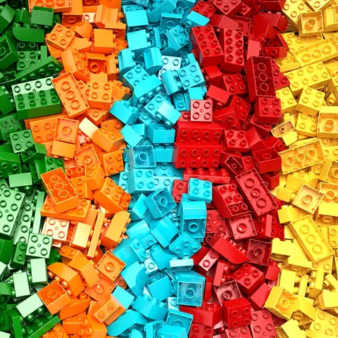 DIY 250 500 750 1000 Pcs Pieces Replacement Parts Classic Basic Brick Blocks Toy Model Building Xmas Gift Moc City Brinquedos
