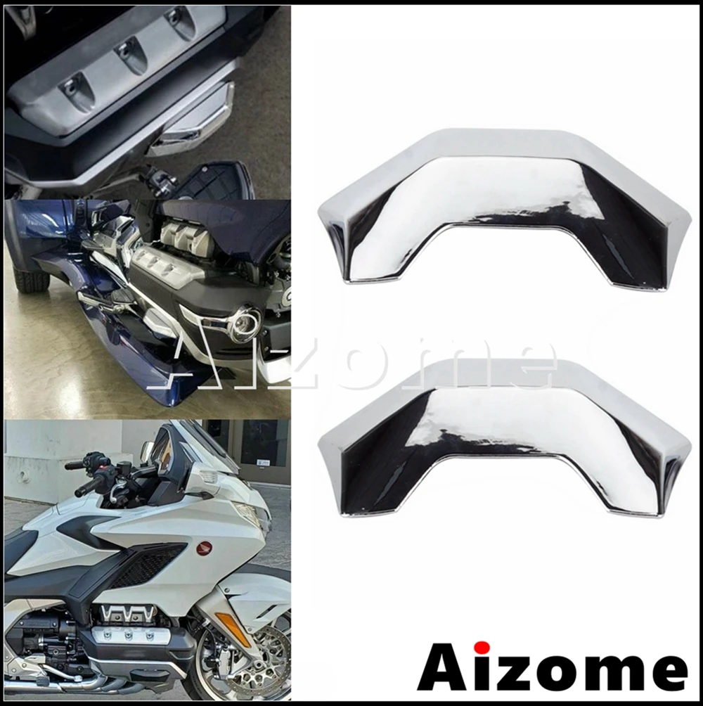 ABS Chrome Engine Front Shroud Anti-Fall Decorative Cover For Honda Gold Wing Tour DCT Airbar 2018-2021 Goldwing GL1800 GL 1800