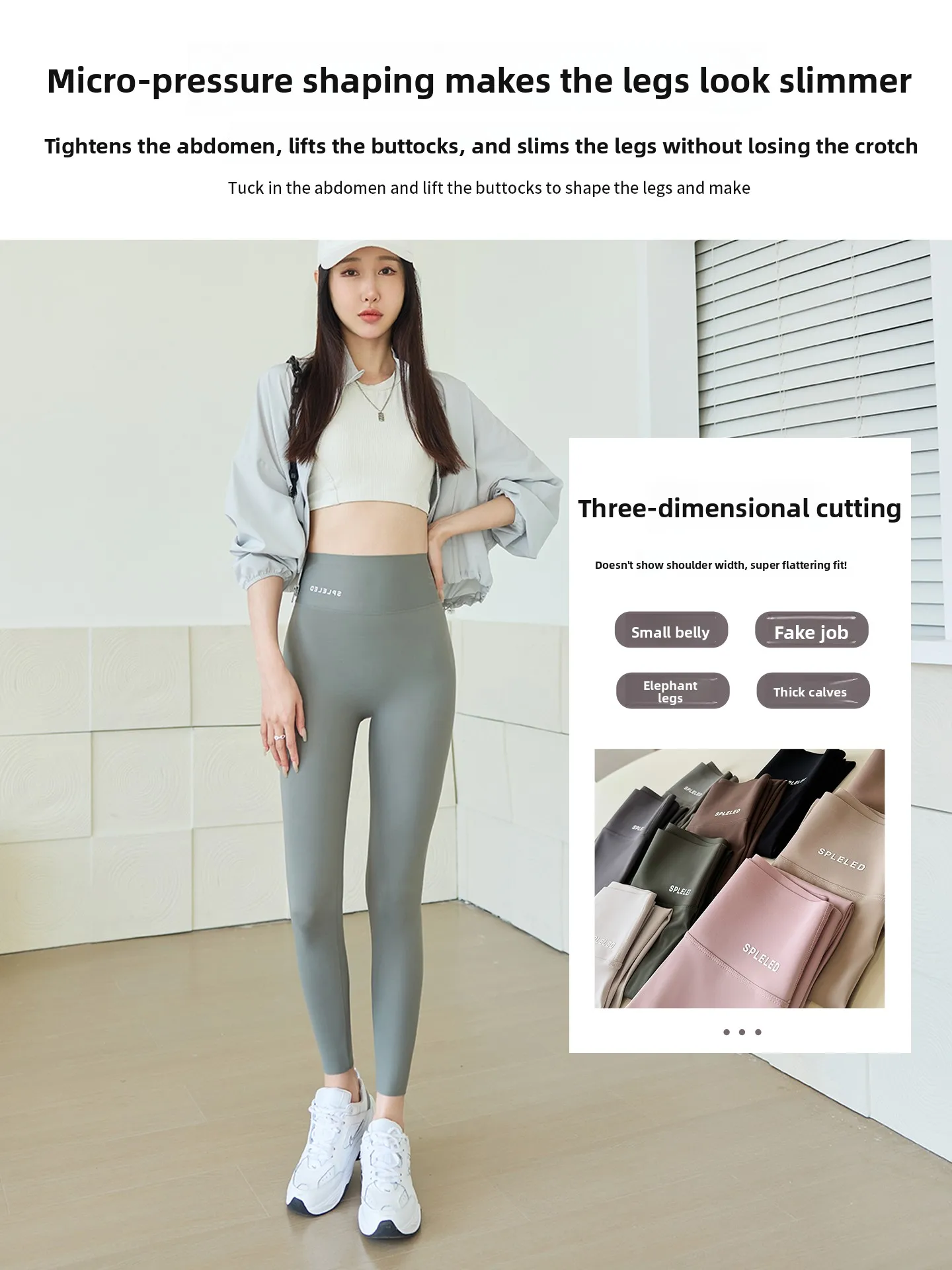 Pantalones de Yoga de cintura alta para mujer, ropa de abrigo para levantamiento de glúteos y Control de barriga, pantalones de Arca Sle para primavera y otoño