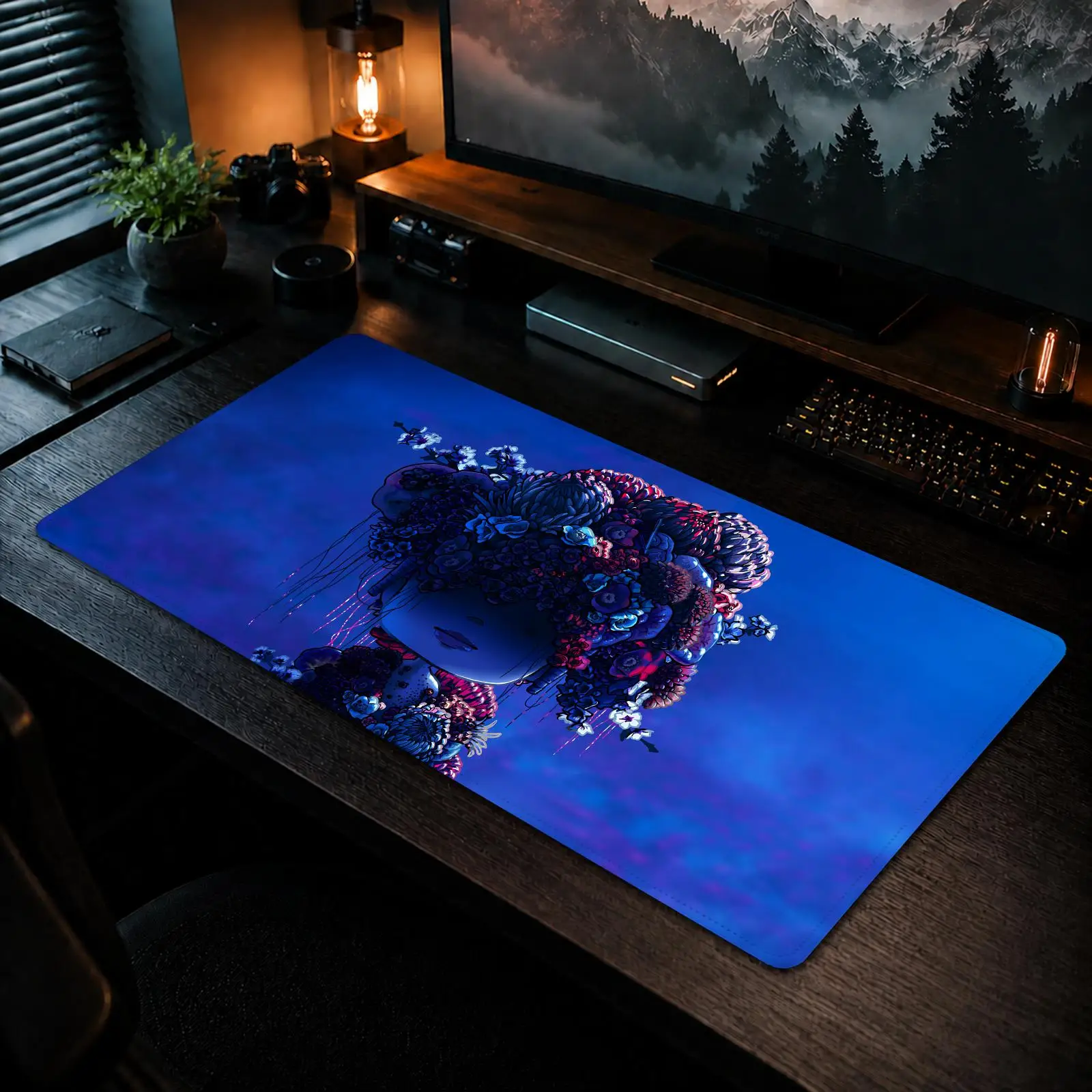 Silent Hill F Mouse Pad Gaming office Non-slip Desk Mat Diy Mousepad Large Game Keyboard overlock