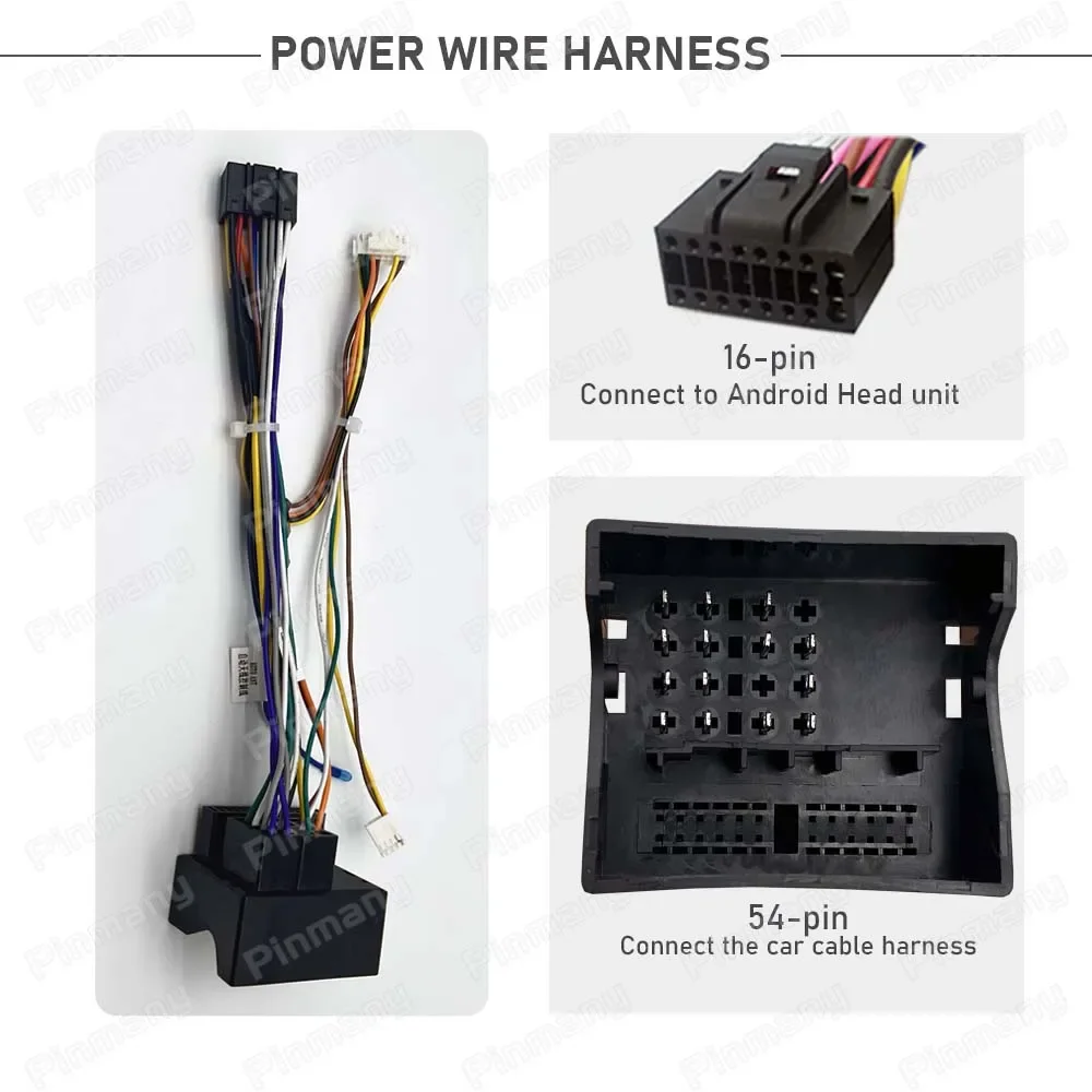 Car Radio Cable OPC1 16-pin Wire Harness Adapter with CAN Bus Decoder for Opel Meriva A Zafira B Vectra C Corsa D Astra H Antara