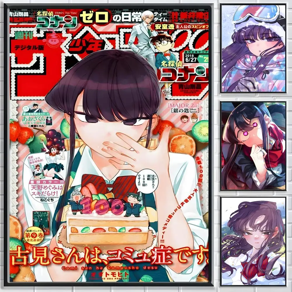Anime Komi Can't Communicate Poster High-quality vintage prints & posters for home, bar, cafe, aesthetic wall art.