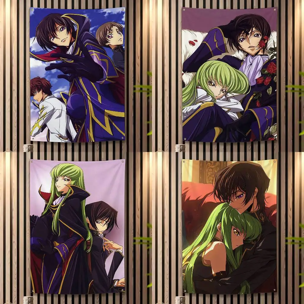 C-Code G-Geass Flags Wall Hanging Tapestry Outdoor Garage Room Decorative flag Background Blanket