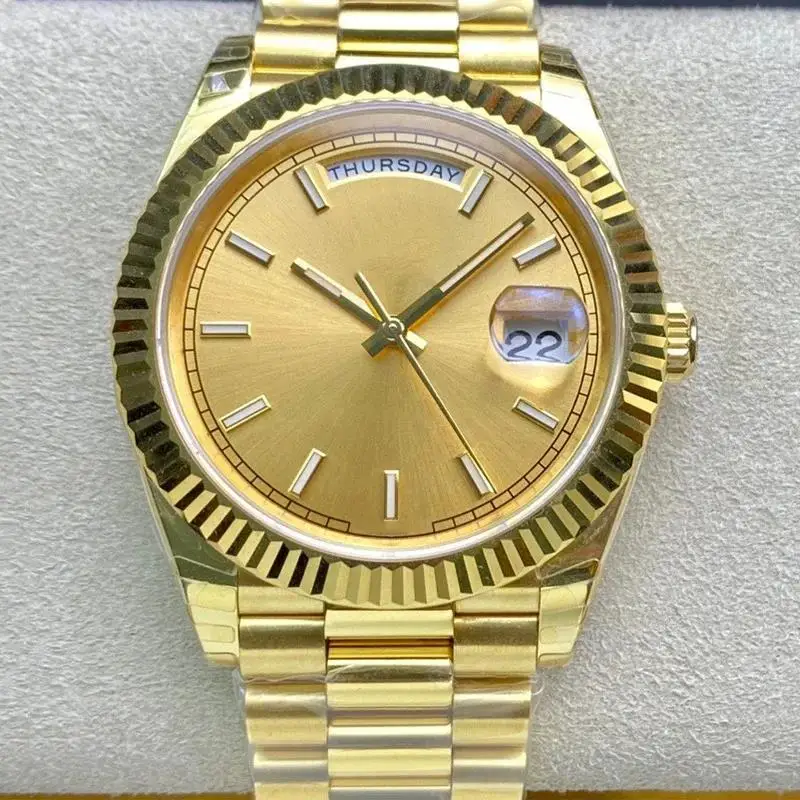 Hot Selling Luxe Heren Horloge Dual Kalender Automatische Mechanische Mode Vrouwen Daydate 36 Mm 40 Mm Paar Horloge