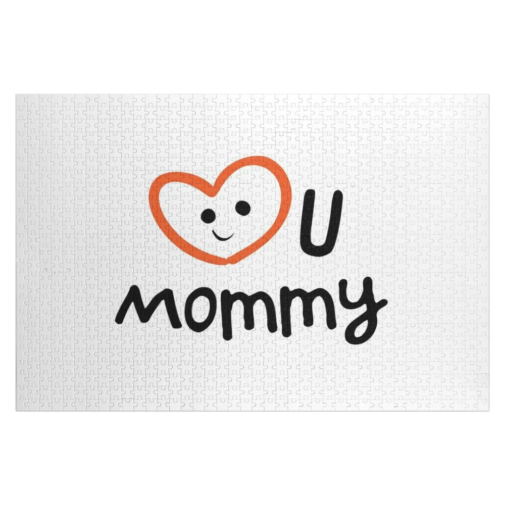 Love U Mommy- Love You Mommy Jigsaw Puzzle Photo Personalized Gifts Woodens For Adults Christmas Toys Personalised Puzzle