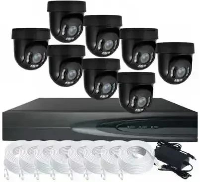 

Cheap Latest 16 Channel NVR 5MP Full Colour 4X Optical ZOOM MINI PTZ CCTV POE IP Camera OEM System With 2 Way Audio