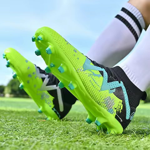 Men New TF Football Boots Original Professional Turf Indoor Comfortable Match Male Soccer Shoes Sneakers Training High Quality