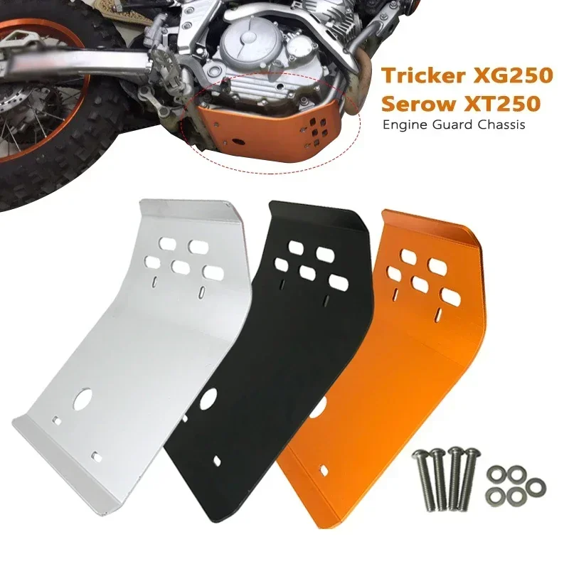 

Motorcycle Engine Base Chassis Spoiler Guard Cover Skid Plate Protector For YAMAHA Serow XT250 XT250X Tricker XG250 XT XG 250